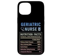 Divertido Cuidado de Ancianos de enfermería geriátrica Carcasa para iPhone 15