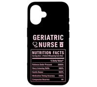 Divertido Cuidado de Ancianos de enfermería geriátrica Carcasa para iPhone 16