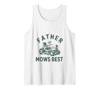 Divertido Cuidado del césped Cortacésped Retro Dad Humor Art Camiseta sin Mangas