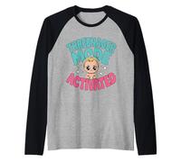 Divertido cumpleaños de 3 años Camiseta Manga Raglan
