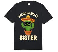 Divertido cumpleaños de Hermanas Cinco de Mayo Nacho Average Sisters Comfort Colors Adult Heavyweight T-Shirt