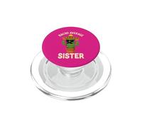 Divertido cumpleaños de Hermanas Cinco de Mayo Nacho Average Sisters PopSockets PopGrip para MagSafe