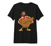 Divertido Dabbing Turkey Thanksgiving Camiseta | Outfit Clothes Camiseta Premium