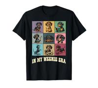 Divertido Dachshund Lover Cita en Mi Era Weiner Cool Dog Mom Camiseta