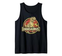 Divertido Dadasaurus Dinosaurio Papá Paternidad Meme Camiseta sin Mangas
