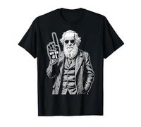 Divertido dedo de espuma Charles Darwin número uno en evolución Camiseta