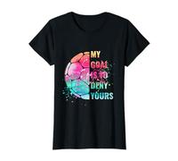 Divertido Defensor de Portero de fútbol mi Objetivo es Negar el tuyo Camiseta