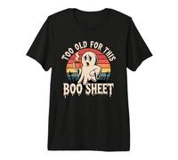 Divertido Demasiado Viejo para Este Fantasma de café Boo Halloween Camiseta Premium