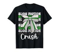 Divertido Demiromantic Orgullo Bandera Demi Girl Slow Motion Crush Camiseta
