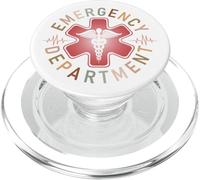 Divertido Departamento de Emergencias Sala de Emergencias Enfermera ED PopSockets PopGrip para MagSafe