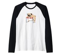 Divertido desafío de obstáculos con sobrepeso Camiseta Manga Raglan