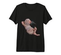 Divertido Desnudo Topo Rata Zookeeper Safari Amante Animal Rata Topo Camiseta Premium