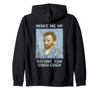 Divertido: Despiértame Antes de Que te vayas, Van Gogh, el Genio desordenado Maestro Sudadera con Capucha