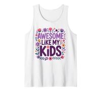 Divertido DÍA DE LA Madre Impresionante como MIS Hijos Camiseta sin Mangas