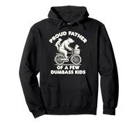 Divertido día del padre orgulloso padre niños mapache papá divertido Sudadera con Capucha