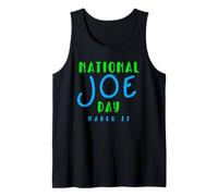 Divertido DÍA Nacional DE Joe 27 DE Marzo Camiseta sin Mangas