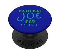 Divertido DÍA Nacional DE Joe 27 DE Marzo PopSockets PopGrip Adhesivo