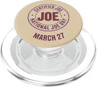 Divertido DÍA Nacional DE Joe 27 DE Marzo PopSockets PopGrip para MagSafe