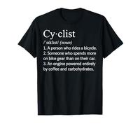 Divertido Diccionario Definición Ciclista Día Mundial de la Bicicleta Humor Camiseta