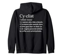 Divertido Diccionario Definición Ciclista Día Mundial de la Bicicleta Humor Sudadera con Capucha