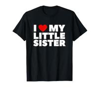 Divertido Dicho corazón mi Hermana pequeña sarcástico Camiseta