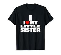Divertido Dicho corazón mi Hermana pequeña sarcástico Camiseta