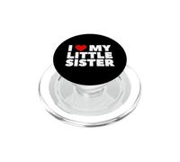 Divertido Dicho corazón mi Hermana pequeña sarcástico PopSockets PopGrip para MagSafe