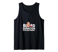 Divertido Dicho de donación de Sangre flebotomista Camiseta sin Mangas