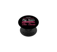 Divertido Dicho de Hermana Mayor Que Hace Que el Jefe PopSockets PopGrip Adhesivo