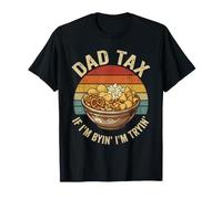 Divertido Dicho de papá sobre el impuesto: si Estoy comprando, Estoy probando un Atardecer Retro Camiseta