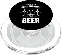 Divertido Dicho de turbina de Viento arreglará la Cerveza de Las turbinas PopSockets PopGrip para MagSafe