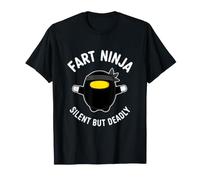 Divertido Dicho Fart Ninja Silencioso Pero Mortal Camiseta