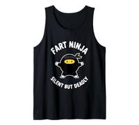 Divertido Dicho Fart Ninja Silencioso Pero Mortal Camiseta sin Mangas