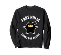 Divertido Dicho Fart Ninja Silencioso Pero Mortal Sudadera