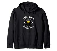 Divertido Dicho Fart Ninja Silencioso Pero Mortal Sudadera con Capucha