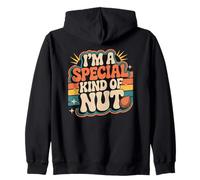 Divertido Dicho Im A Special Kind of Nut Humor Retro Sudadera con Capucha