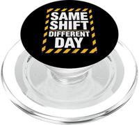 Divertido Dicho Mismo Turno Diferente Día Trabajo Humor Mujeres Hombres PopSockets PopGrip para MagSafe