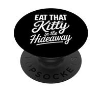 Divertido Dicho Oculto Gatito Misión Humor Broma Adulto Humor Mordaza PopSockets PopGrip Adhesivo