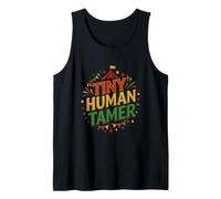 Divertido Dicho Pequeño Domador Humano Circo Diversión Camiseta sin Mangas