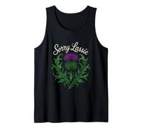 Divertido Dicho perdón Lassie Cardo escocés Camiseta sin Mangas