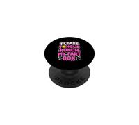 Divertido Dicho: «por Favor, golpea con la Lengua mi Pedo», Caja PopSockets PopGrip Adhesivo