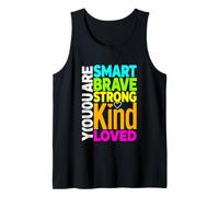 Divertido Dicho Que Eres Inteligente, Valiente, Fuerte, Amado Camiseta sin Mangas