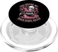 Divertido Dicho Que inspiras a mi Asesino en Serie Interior Mujeres Hombres PopSockets PopGrip para MagSafe