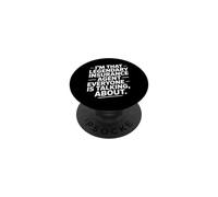 Divertido Dicho Que Soy Ese Seguro Legendario PopSockets PopGrip Adhesivo