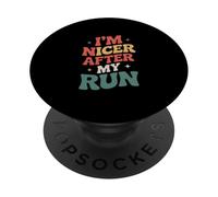 Divertido Dicho Que Soy más Agradable después de mi Carrera sarcástico PopSockets PopGrip Adhesivo