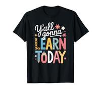 Divertido Dicho Que Todos Van a Aprender Hoy lápiz Leopardo Mujer Camiseta