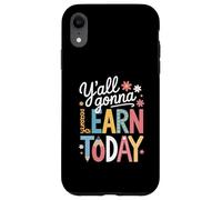 Divertido Dicho Que Todos Van a Aprender Hoy lápiz Leopardo Mujer Carcasa para iPhone XR