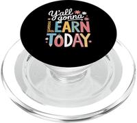 Divertido Dicho Que Todos Van a Aprender Hoy lápiz Leopardo Mujer PopSockets PopGrip para MagSafe