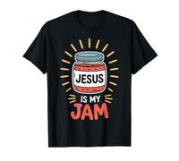 Divertido Dicho religioso Inspirador | Cute Jesus Is My Jam Camiseta