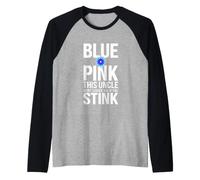 Divertido Dicho Rosa This Uncle Wont Change You If You Stink Camiseta Manga Raglan